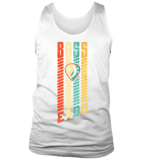 Vintage Bass Cleftrings EADG Bass Player Tank Top Unisex