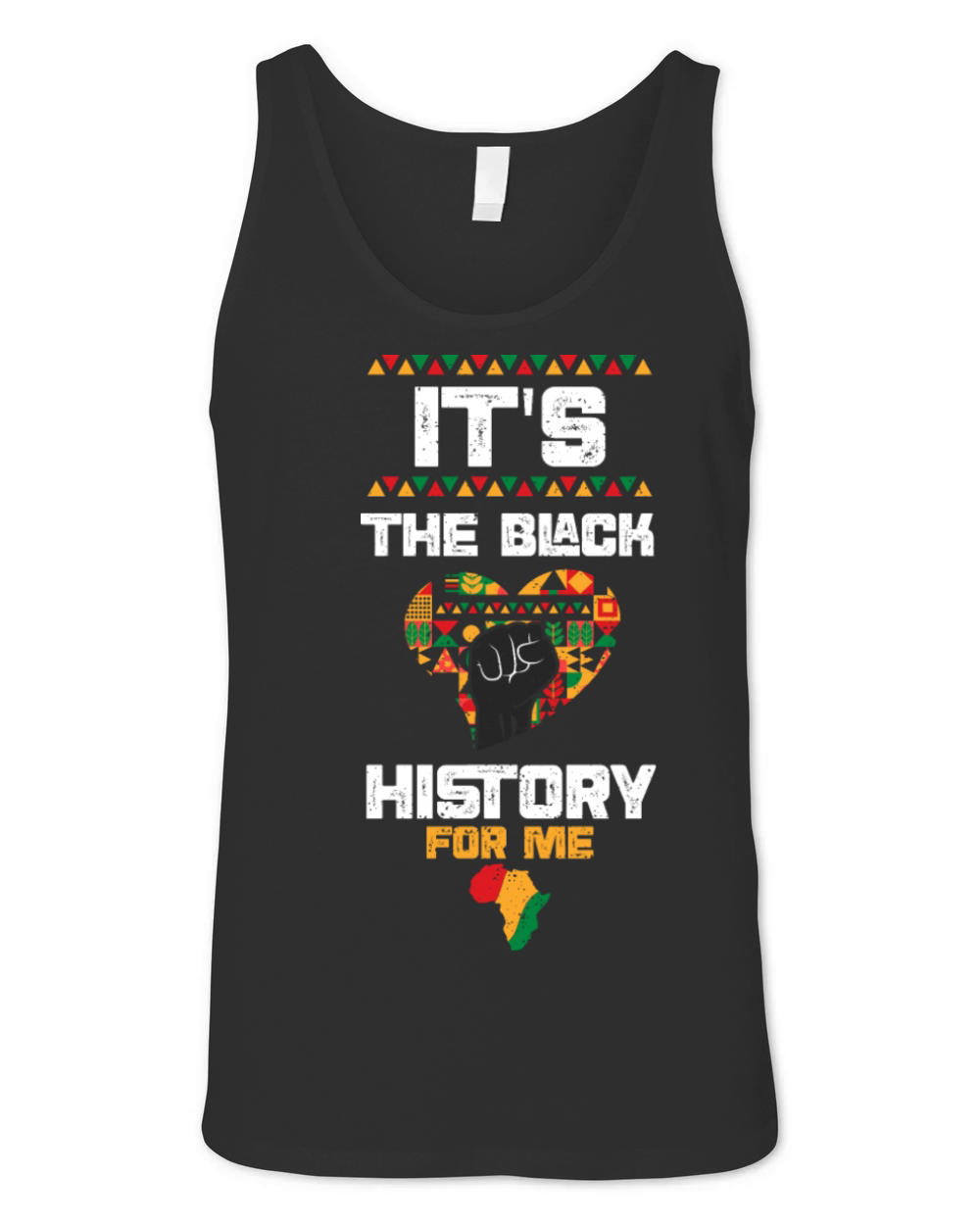 Its The Black History For Me Unisex Jersey Tank