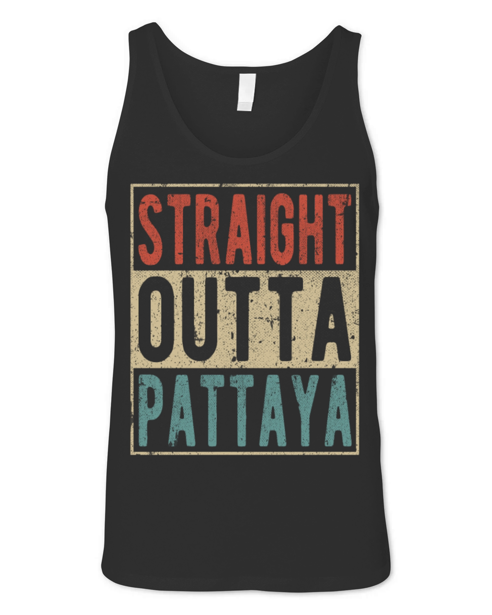 Straight outta Pattaya Unisex Jersey Tank