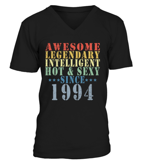29th birthday man June vintage 1994 Awesome V-Neck T-shirt