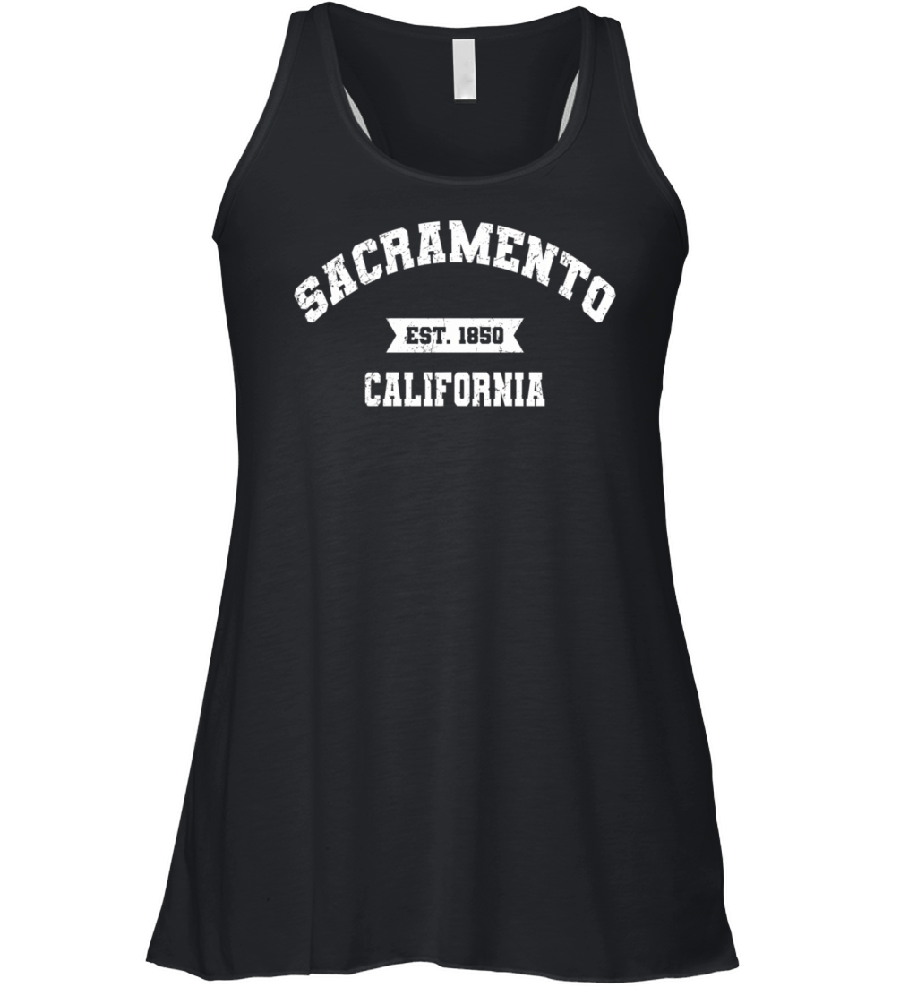 Sacrato California Ca Vintage Athletic Sports Women's Flowy Tank Top