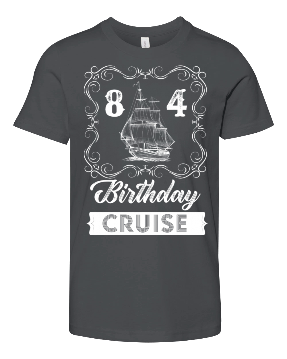 Vintage 84th Birthday Cruise Youth Unisex Jersey Tee