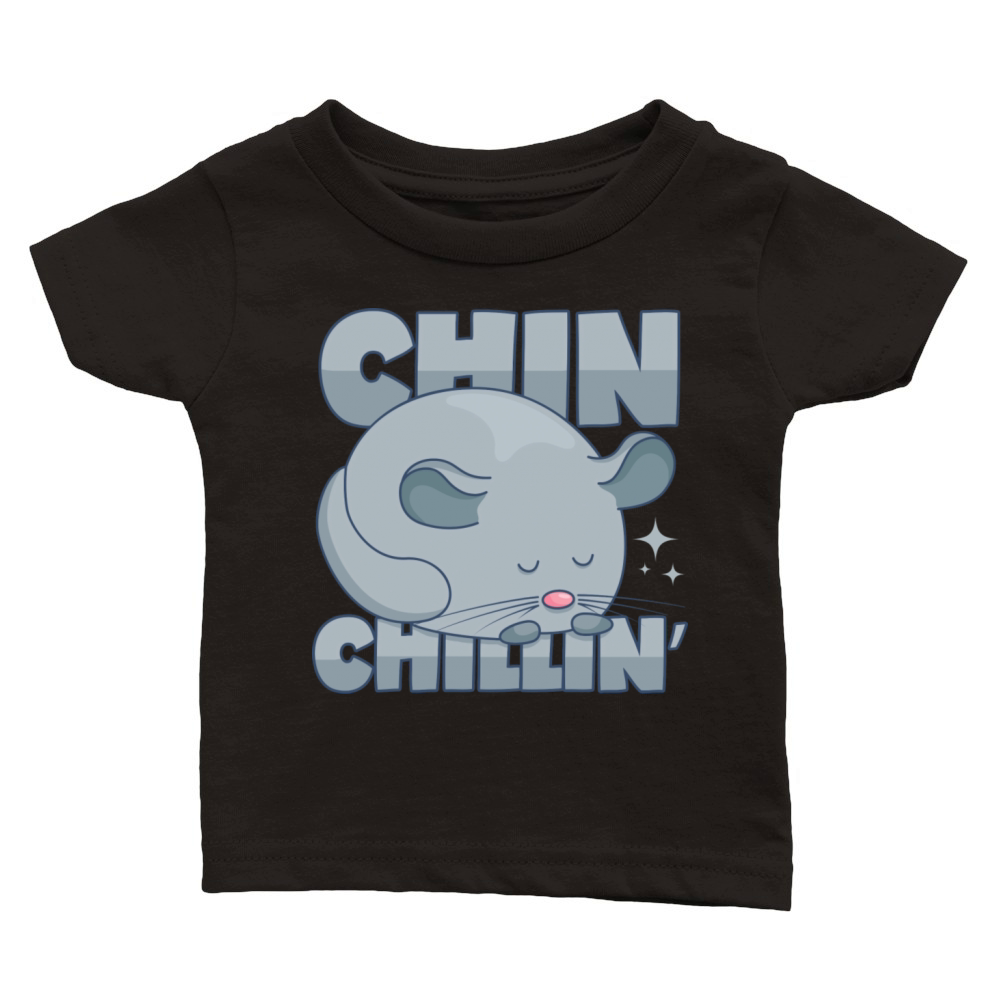 Chinchilla Chilling Chinchillin Classic Baby Crewneck T-shirt