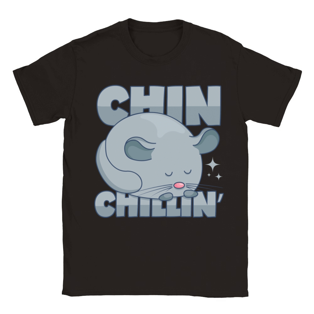 Chinchilla Chilling Chinchillin Classic Kids Crewneck T-shirt