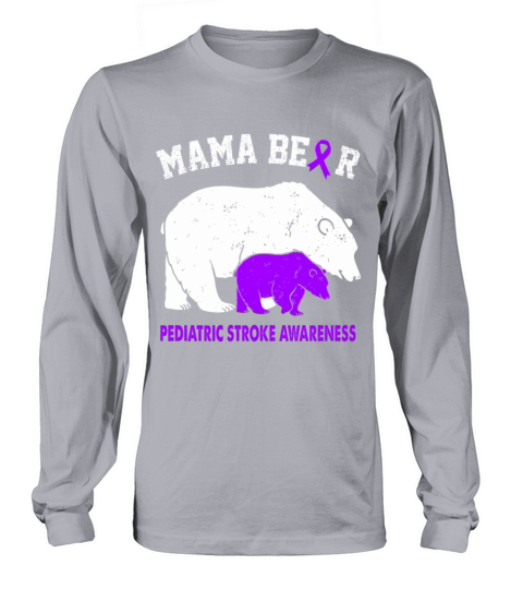 Pediatric Stroke Awareness Mom Long sleeved Unisex