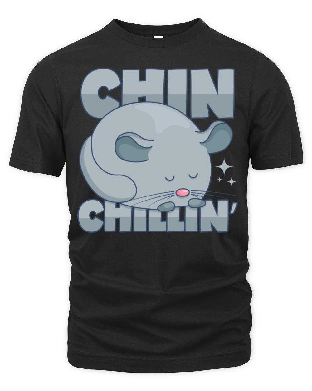 Chinchilla Chilling Chinchillin Organic Unisex T-shirt