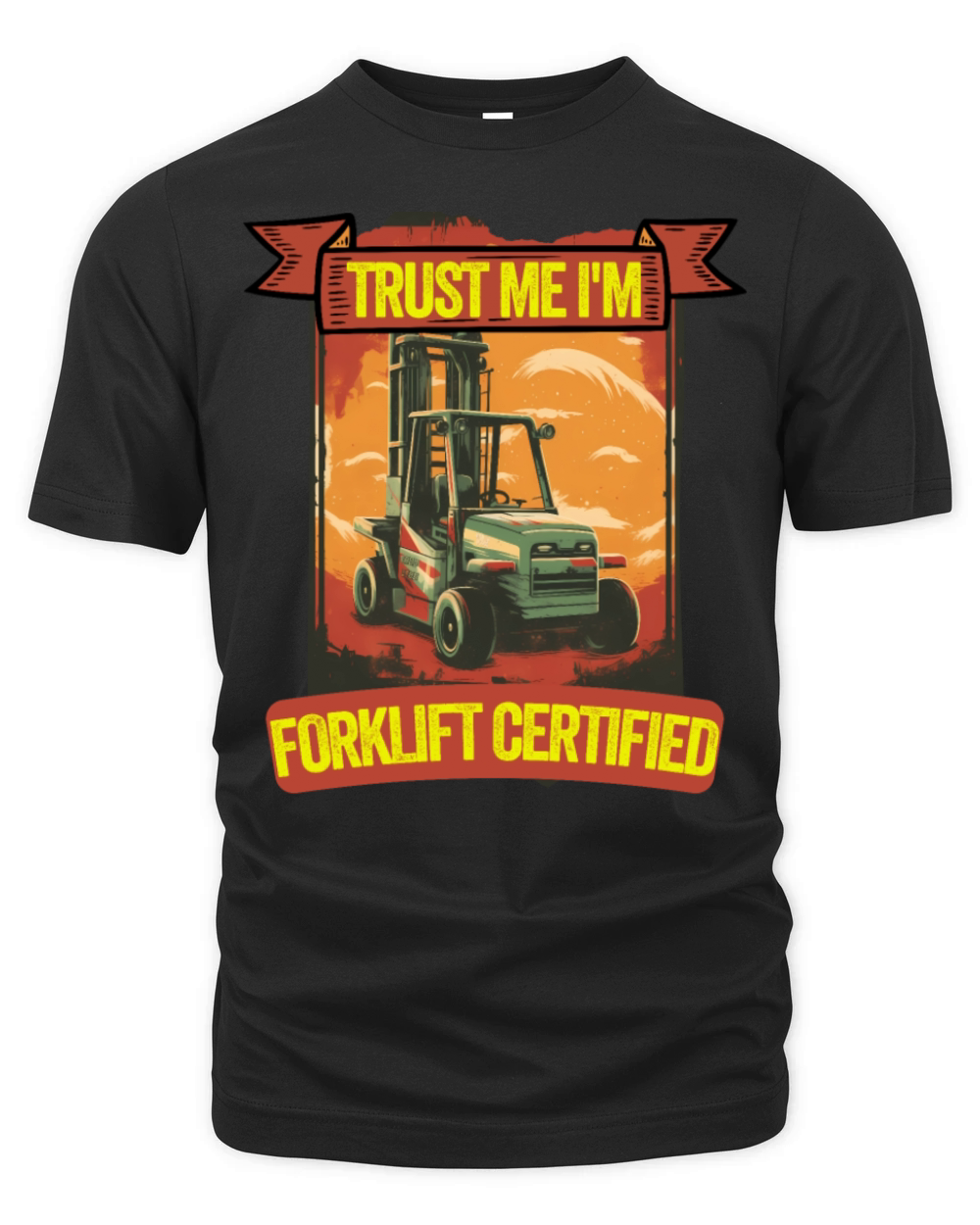 im forklift certified shirt Organic Unisex T-shirt
