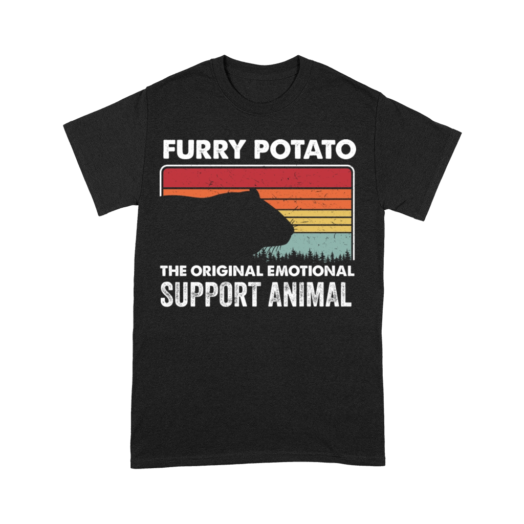 Furry Potato Vintage Guinea Pig Premium T-shirt