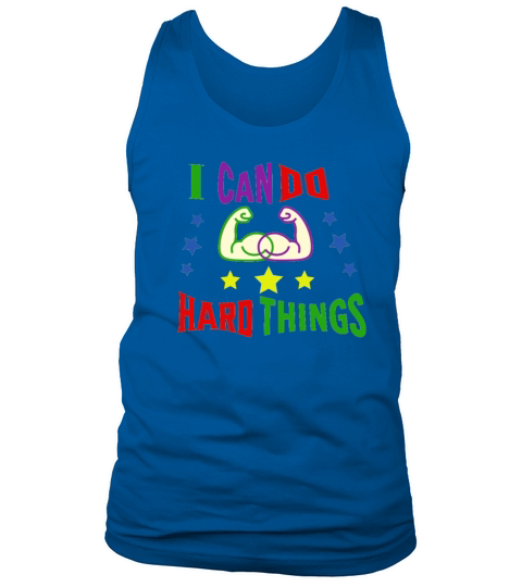 I can do hard things motivotional By InesNesi Tank Top Unisex