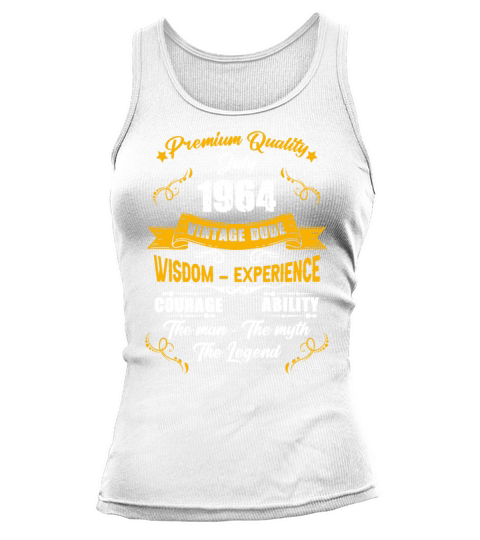 July 1964 Vintage Birthday Present Tank top Woman