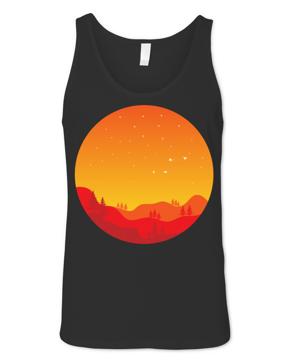 Red Nature Design Unisex Jersey Tank
