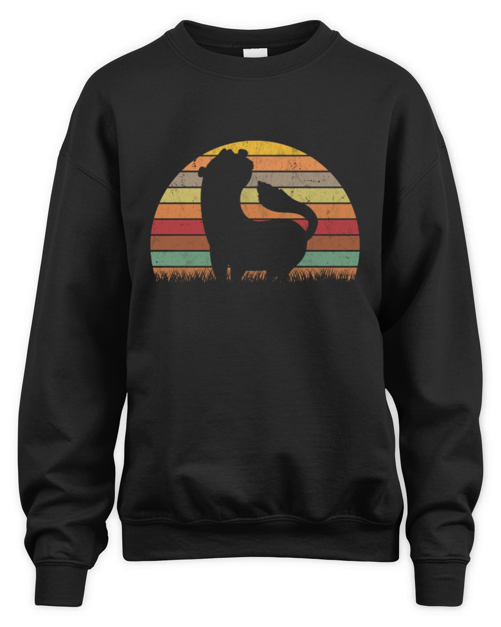 Ferret Retro Weasel Vintage Unisex Premium Crewneck Sweatshirt