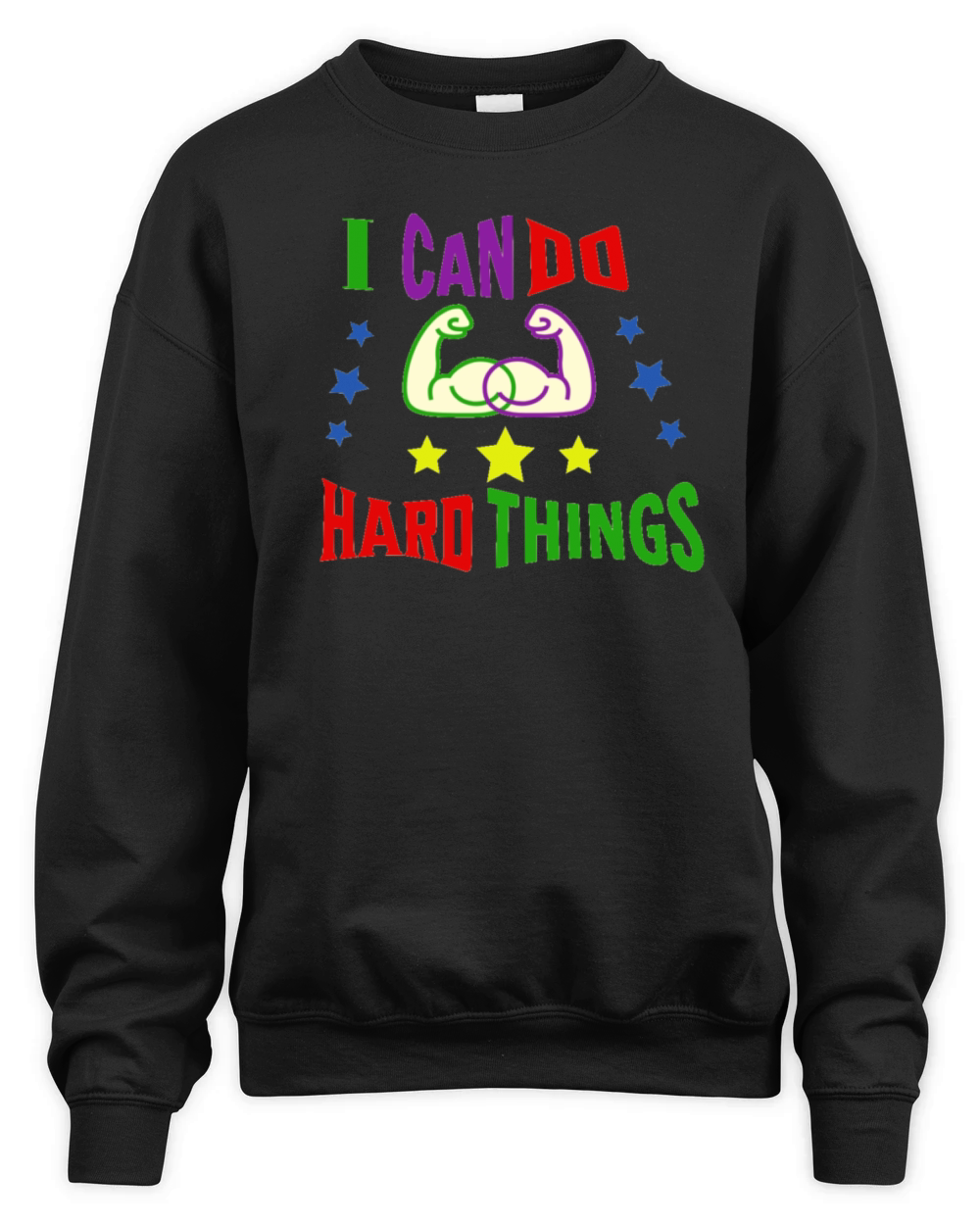 I can do hard things motivotional By InesNesi Unisex Premium Crewneck Sweatshirt