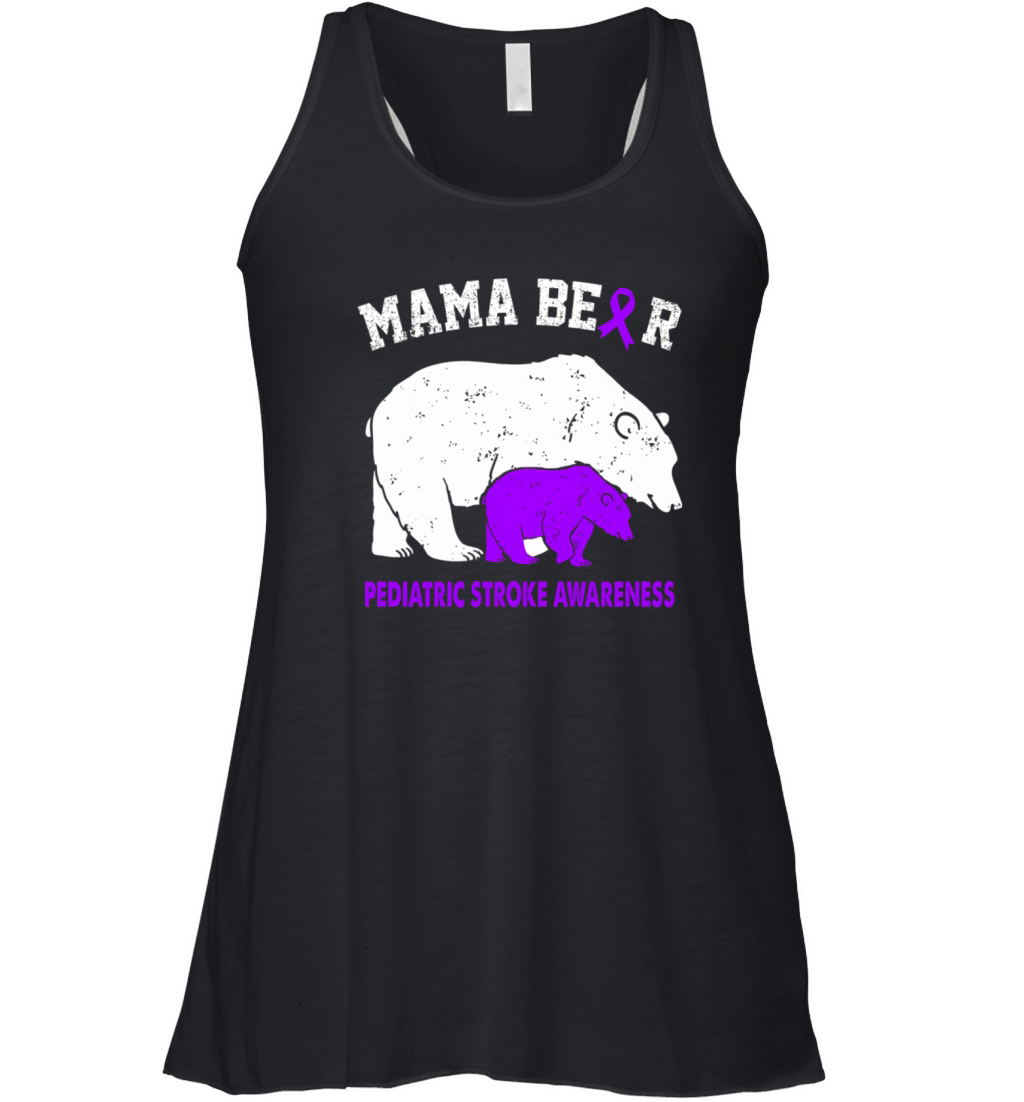 Pediatric Stroke Awareness Mom Women's Flowy Tank Top