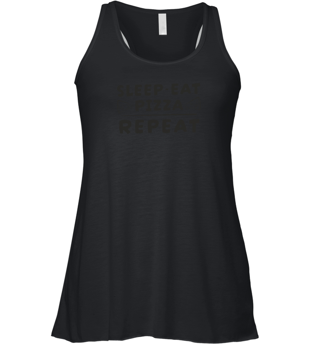 Sleep - Eat Pizza - Repeat Women's Flowy Tank Top