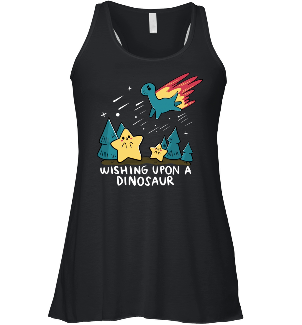 Wishing Upon A Dinosaur Women's Flowy Tank Top