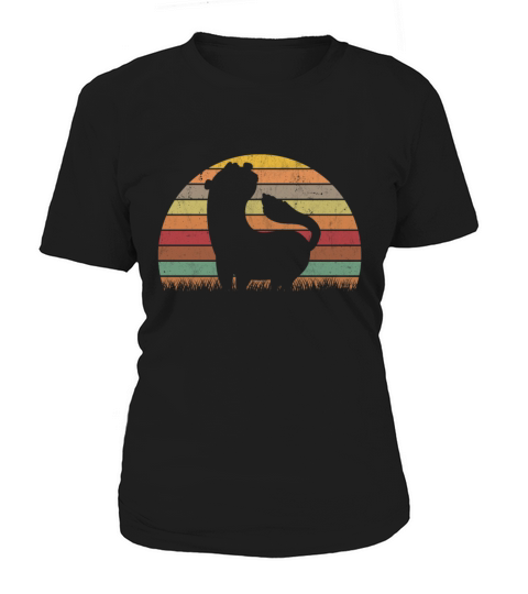 Ferret Retro Weasel Vintage Women's T-Shirt