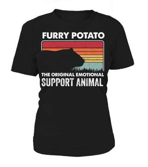 Furry Potato Vintage Guinea Pig Women's T-Shirt