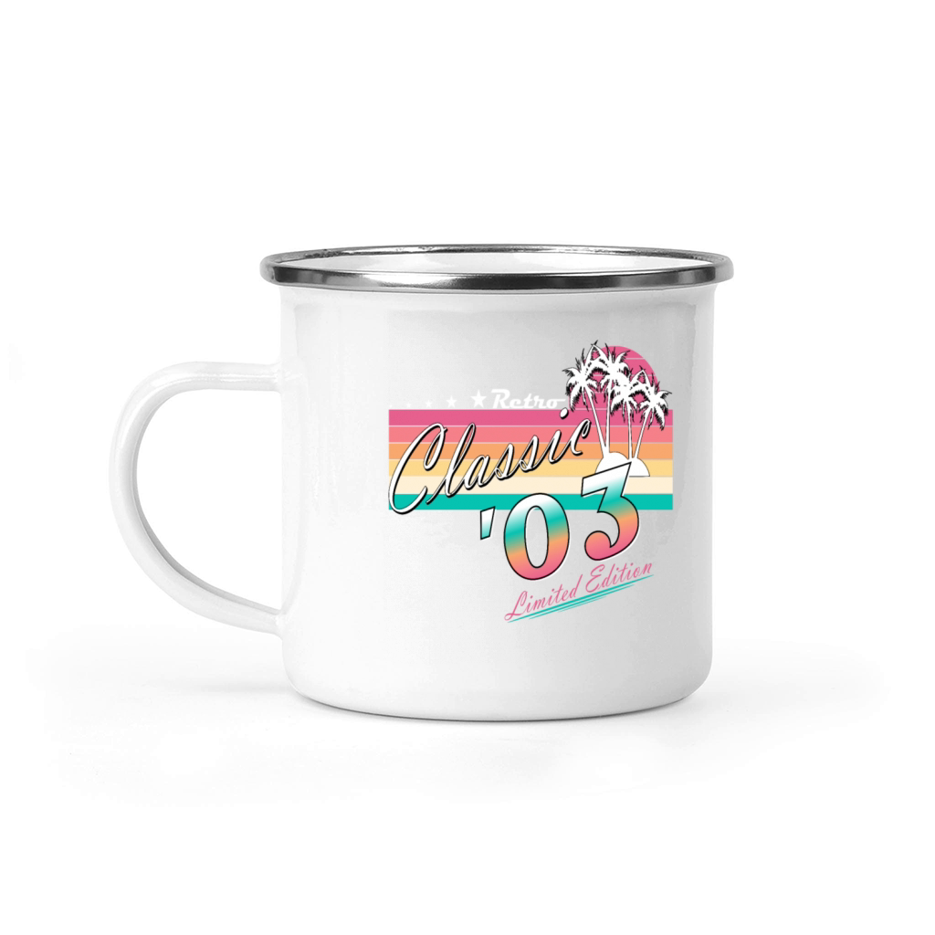 20th Birthday Vintage 2003 Classic 2003 Camping Mug