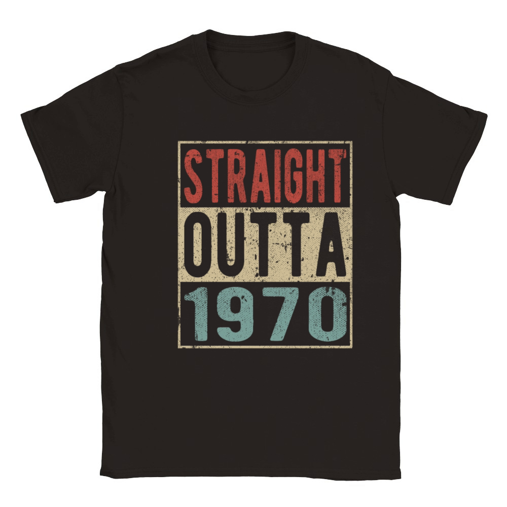 Straight Outta 1970 Classic Kids Crewneck T-shirt