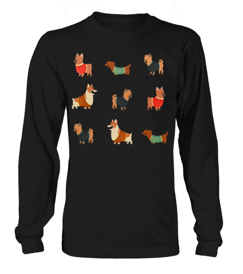 Dogs In Sweaters Long sleeved Unisex