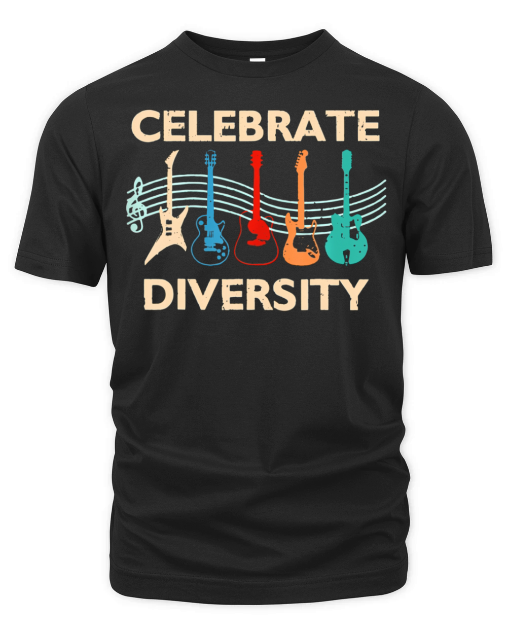 Celebrate Diversity Funny Vintage Classic Organic Unisex T-shirt
