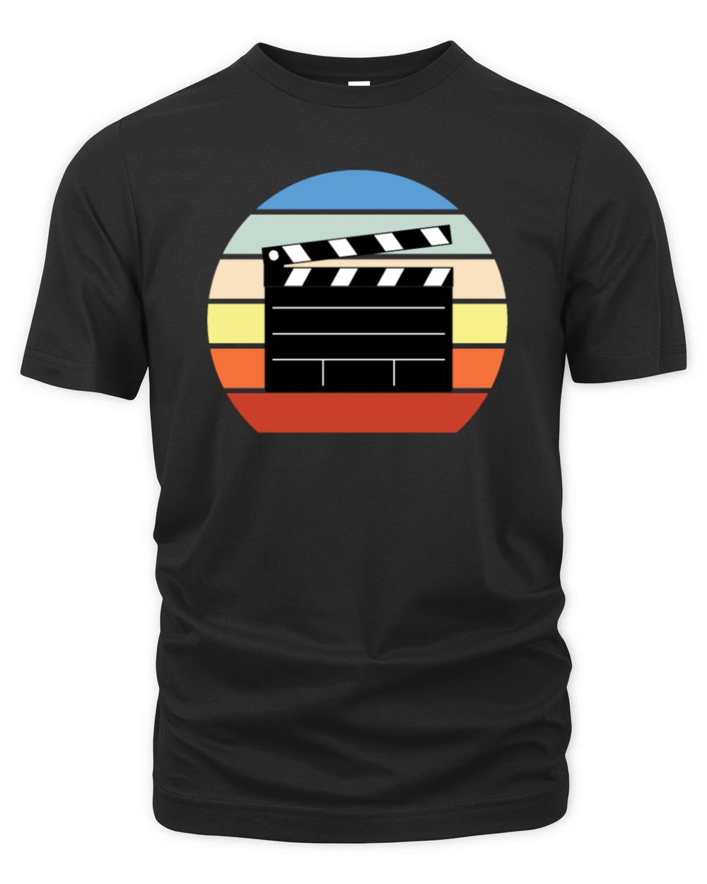 Vintage Film Clapper Director Musical Actor Organic Unisex T-shirt