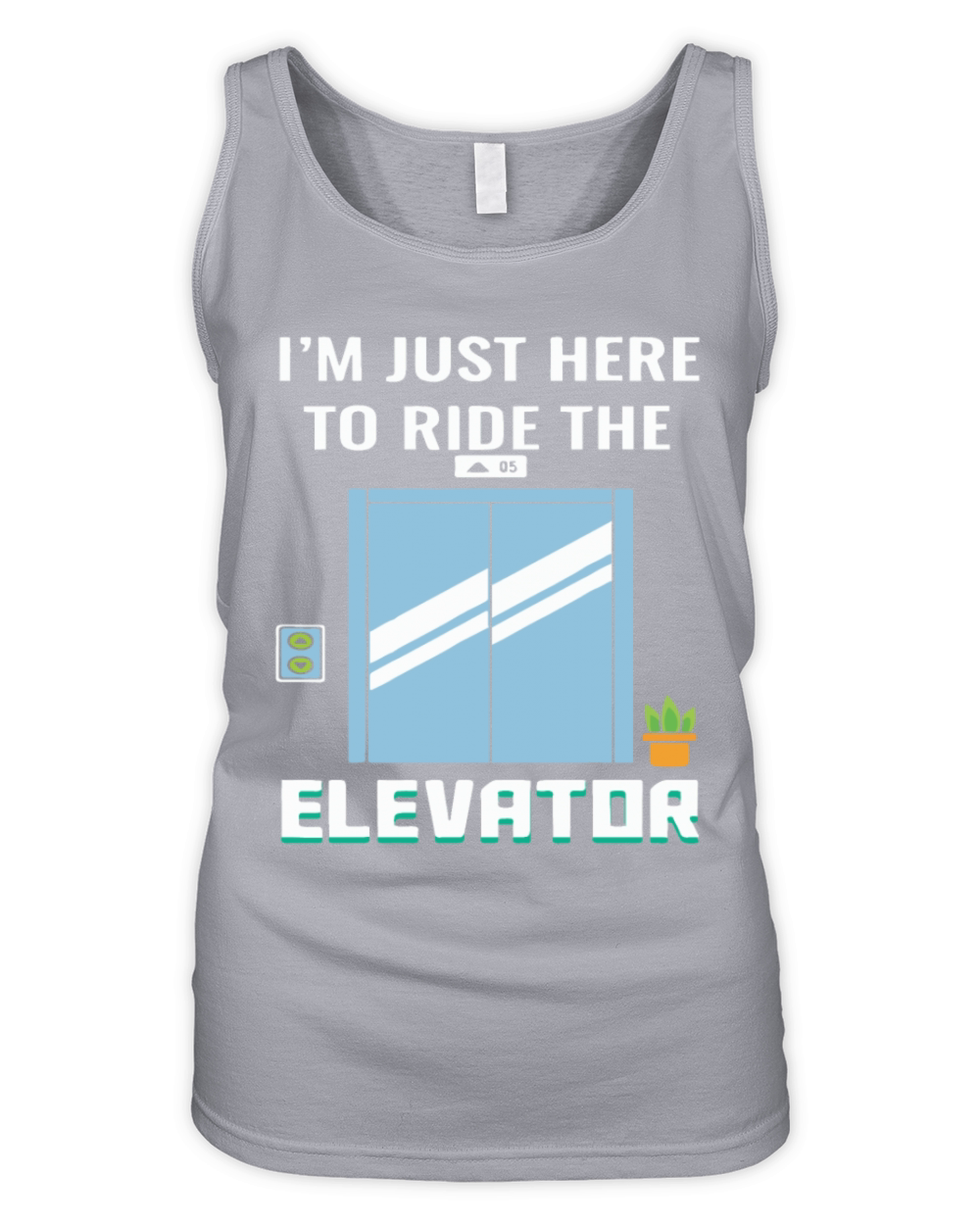 Elevator Mechanic Engineer Funny Jersey Organic Women's Tank Top