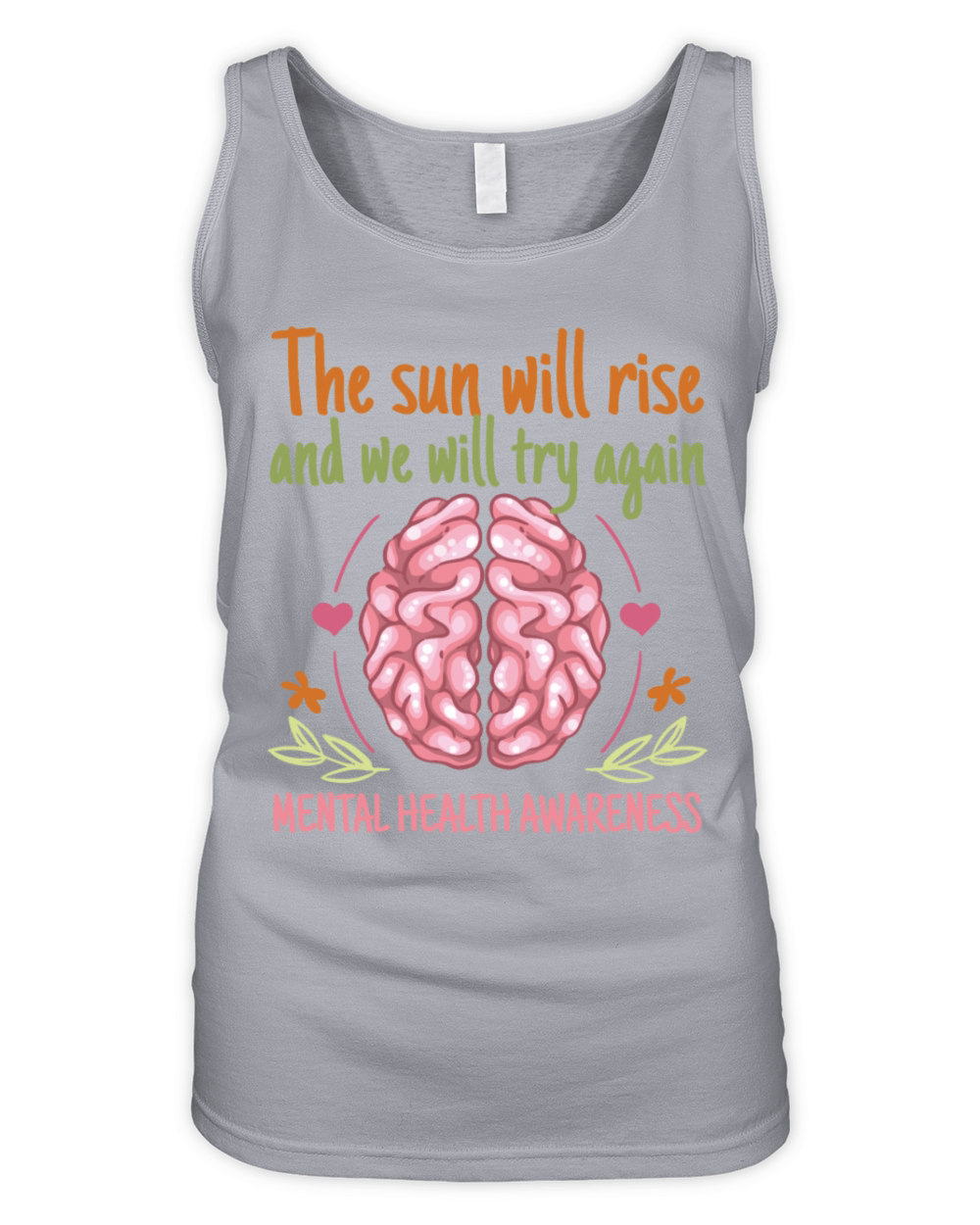 The Sun Will Rise And We Will Try Again Organic Women's Tank Top