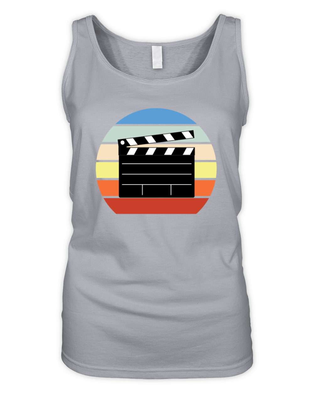 Vintage Film Clapper Director Musical Actor Organic Women's Tank Top