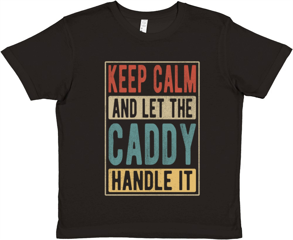Caddy Retro Gift Premium Kids Crewneck T-shirt