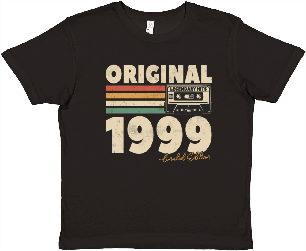 Vintage 1999 Birthday Gift Premium Kids Crewneck T-shirt