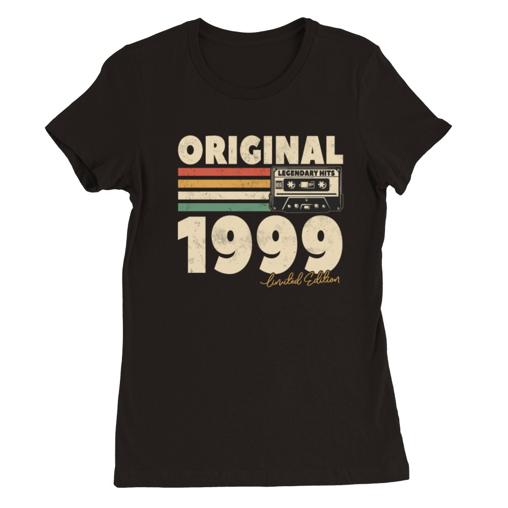 Vintage 1999 Birthday Gift Premium Womens Crewneck T-shirt