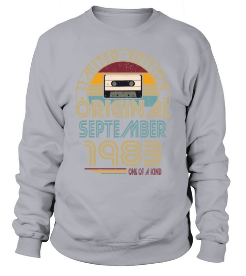 40th birthday september 1983 original 1983 Sweatshirt Unisex