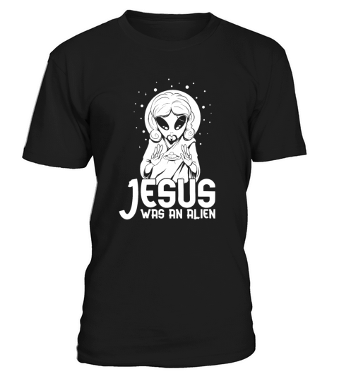 Christian Christianity Funny Alien Jesus T-Shirt Unisex