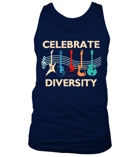 Celebrate Diversity Funny Vintage Classic Tank Top Unisex
