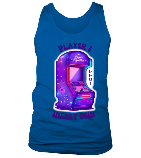 Nostalgic Lo-Fi Vintage Purple Arcade Retro Gaming Tank Top Unisex