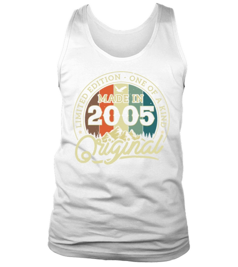 Vintage 2005 Birthday Gift Shirt Tank Top Unisex