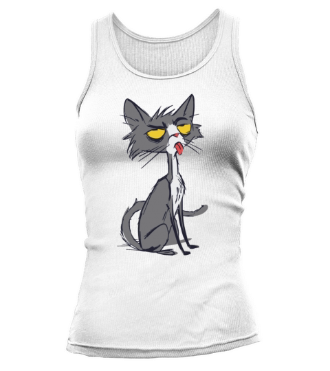 Funny Black Cat Tank top Woman
