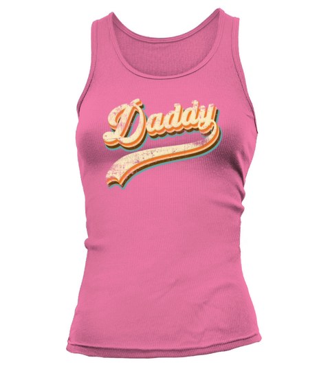 Vintage Daddy Retro Fathers Day From Daughter Son Tank top Woman