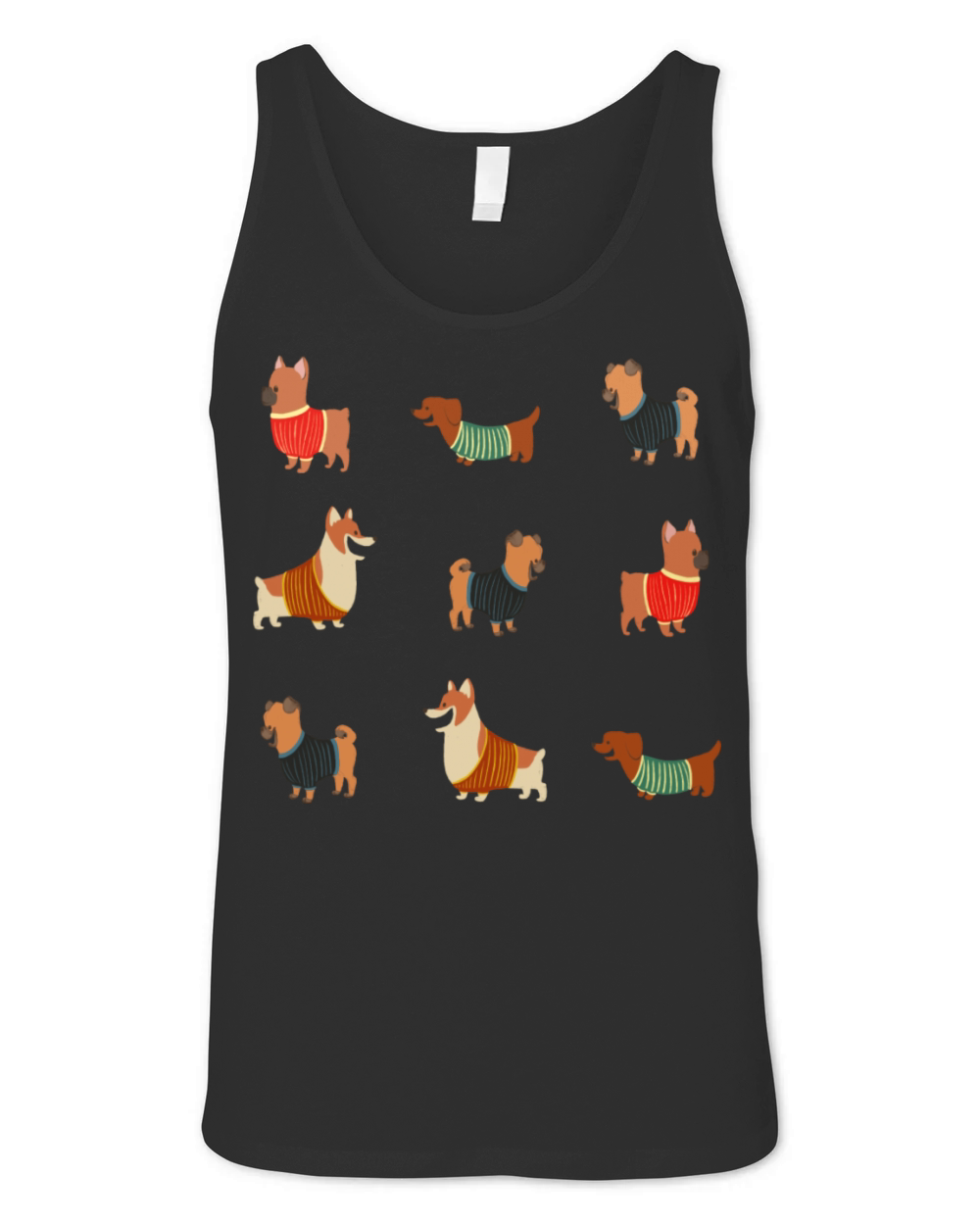 Dogs In Sweaters Unisex Jersey Tank
