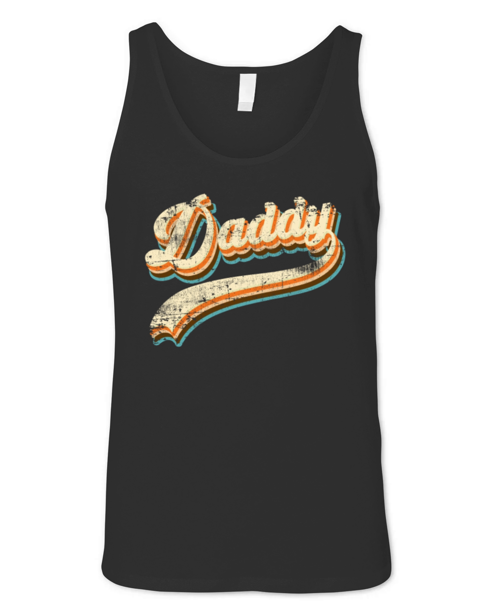 Vintage Daddy Retro Fathers Day From Daughter Son Unisex Jersey Tank