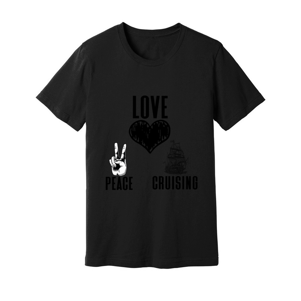 peac love cruising Unisex Jersey Tee