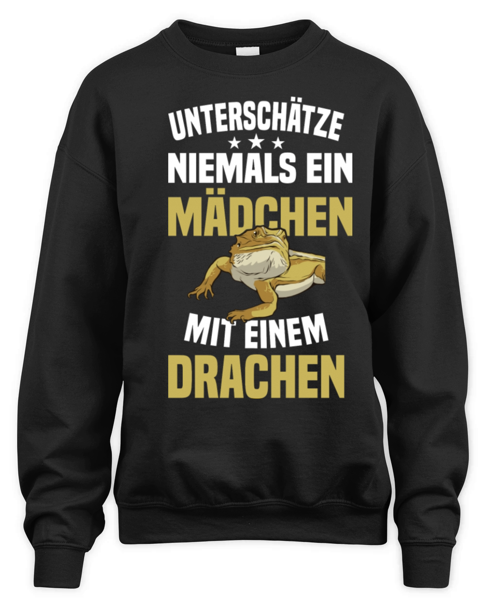 Bearded Lizard Reptile Pet Unisex Premium Crewneck Sweatshirt