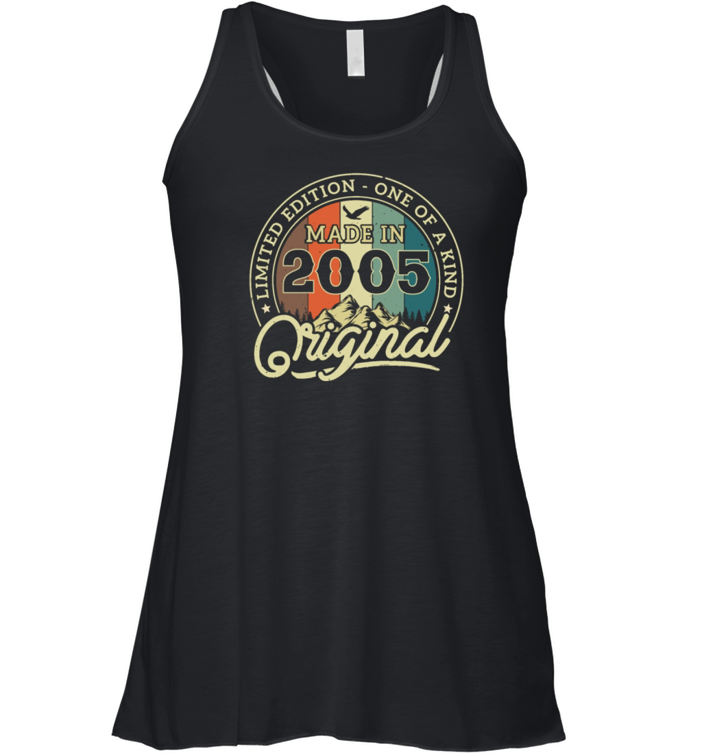 Vintage 2005 Birthday Gift Shirt Women's Flowy Tank Top