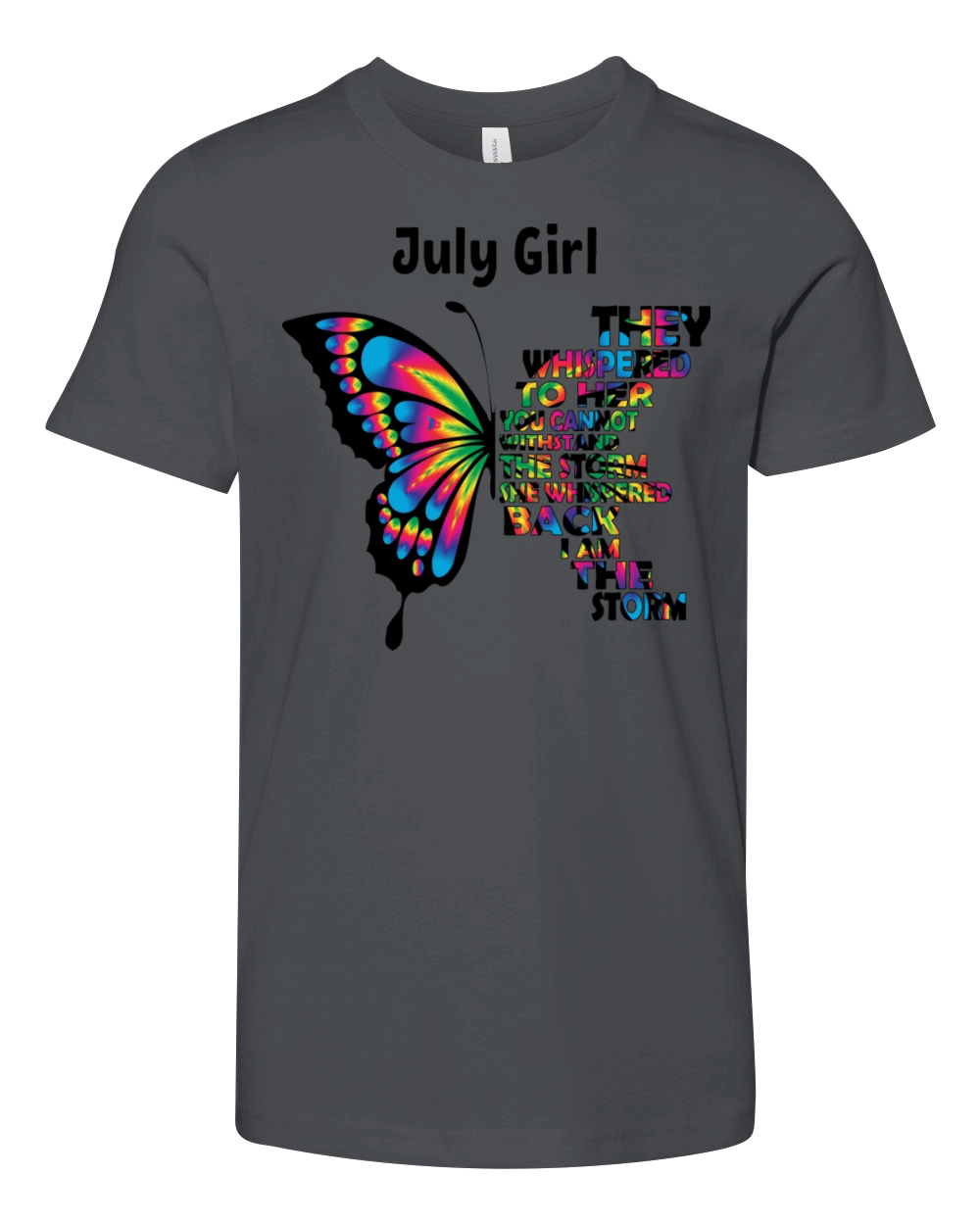 July Butterfly Youth Unisex Jersey Tee