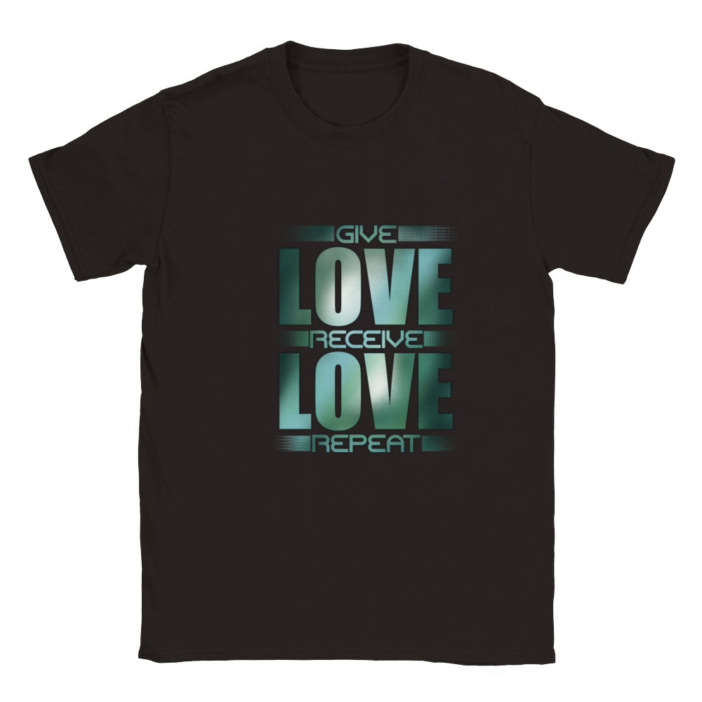 Give Love Receive Love Repeat Classic Kids Crewneck T-shirt