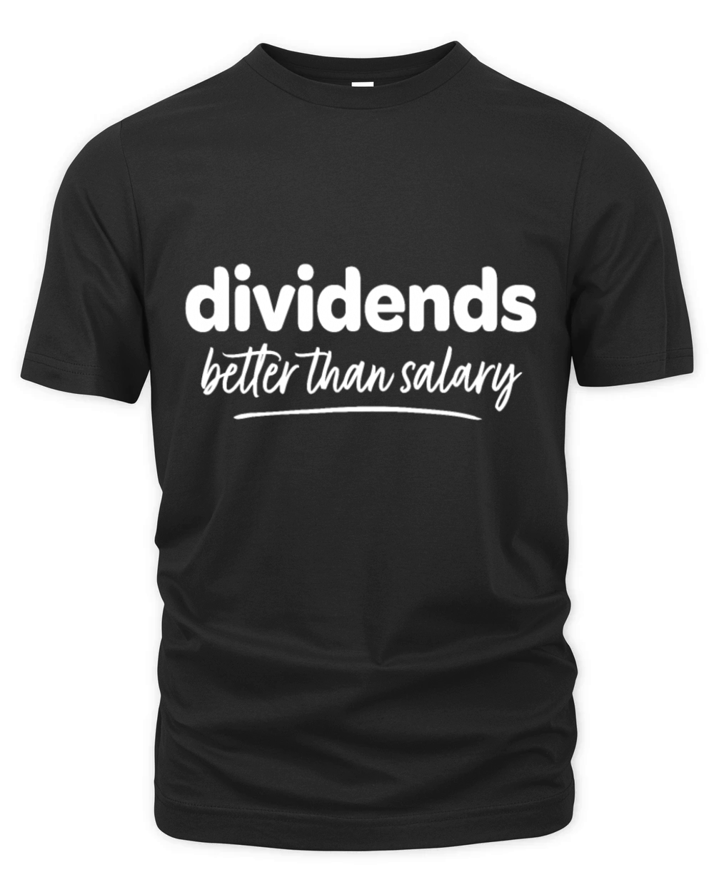 Funny Dividends Financial Independence Stock Marke Organic Unisex T-shirt