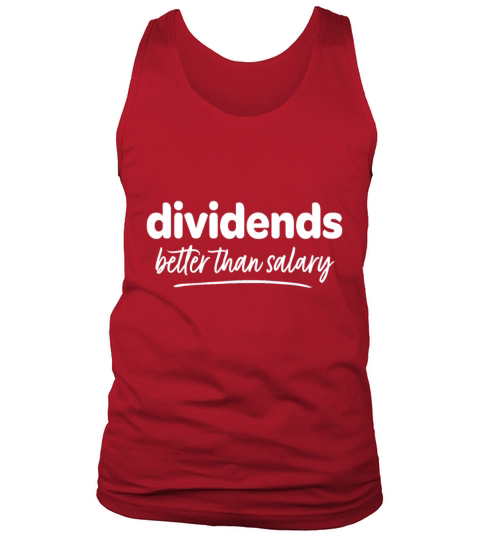 Funny Dividends Financial Independence Stock Marke Tank Top Unisex