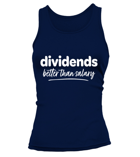 Funny Dividends Financial Independence Stock Marke Tank top Woman